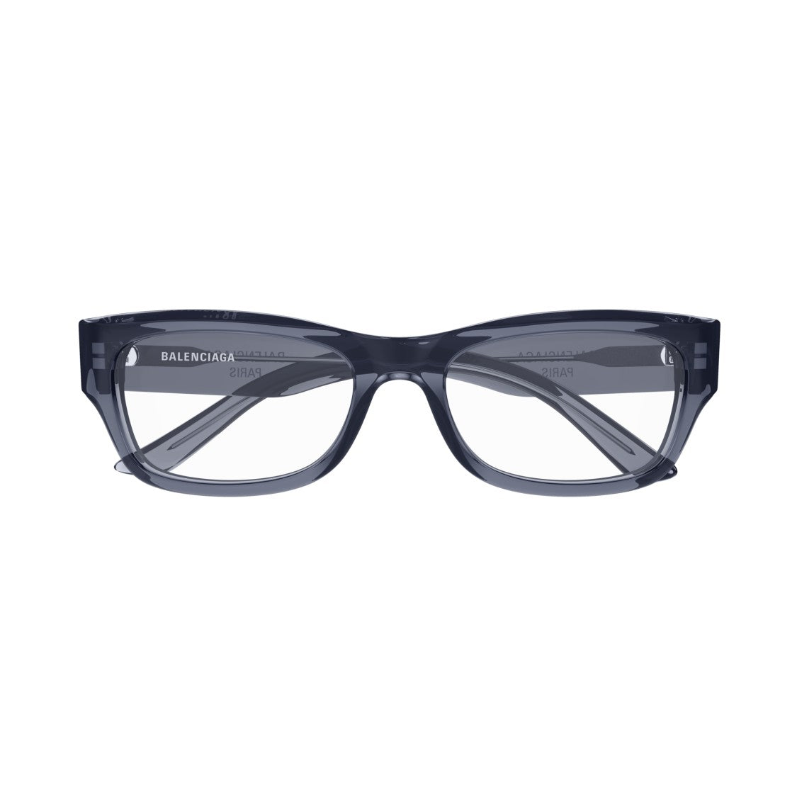 Balenciaga Bb0392o Rectangular Grey Acetate Eyeglasses