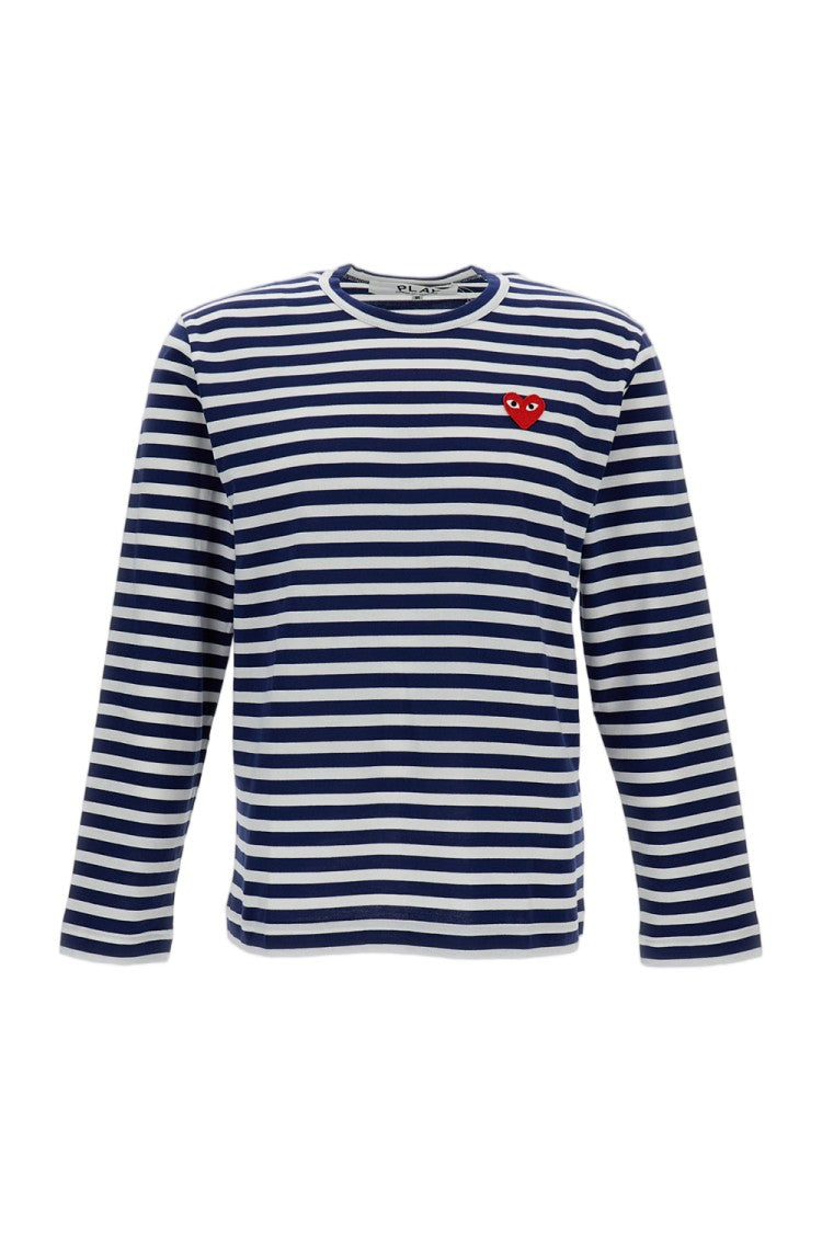 Comme Des Garçons Red Heart Emblem T-Shirt
