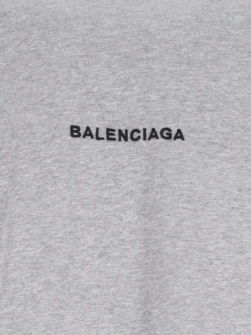 Balenciaga "Uniform" Oversize T-Shirt Gray