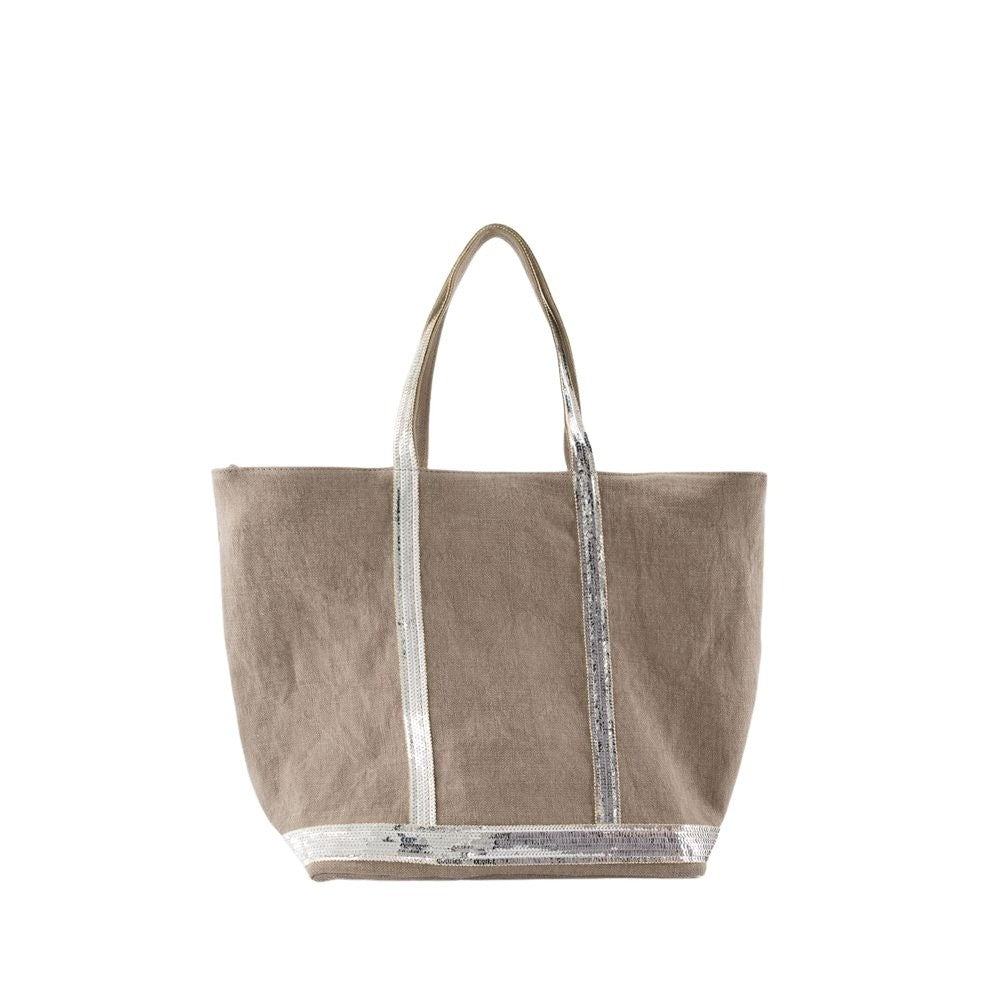 Vanessa Bruno Cabas L Shopper Bag - Linen - Grey