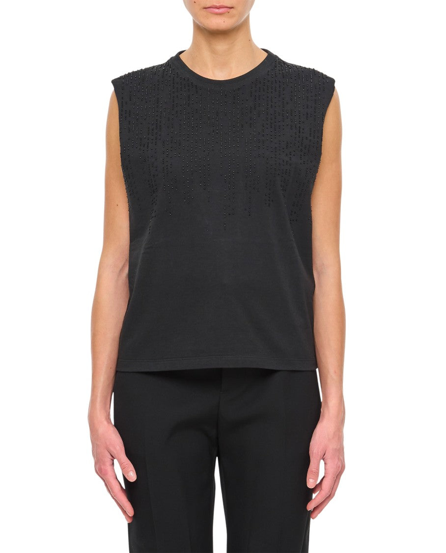 Golden Goose Black Journey W's Sleveless Slim T-Shirt