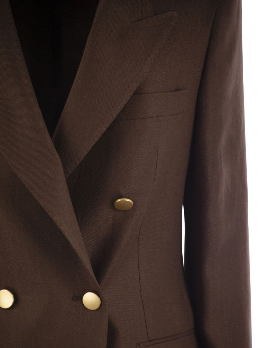 Tagliatore Paris - Linen Double-Breasted Blazer