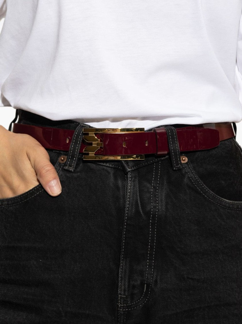 Victoria Beckham Glossy Calf Leather Belt