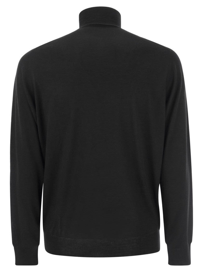 Fedeli Turtleneck Sweater In Virgin Wool