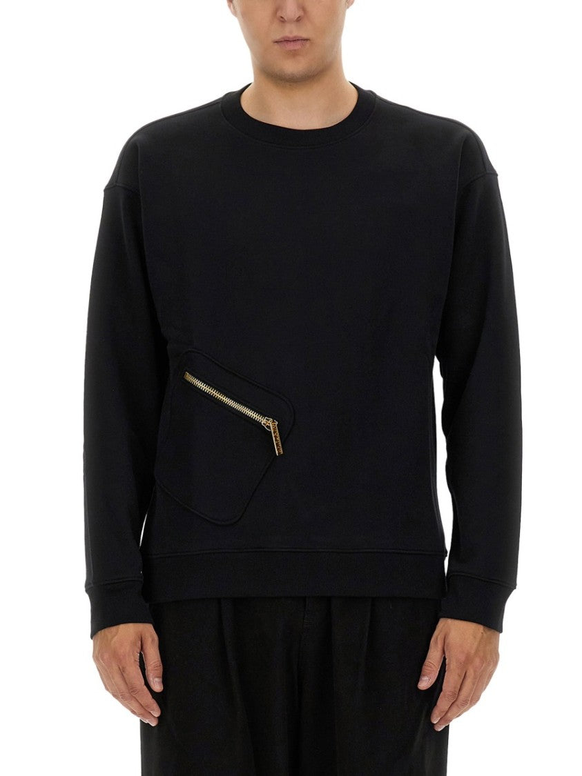 Moschino Black Cotton Sweatshirt