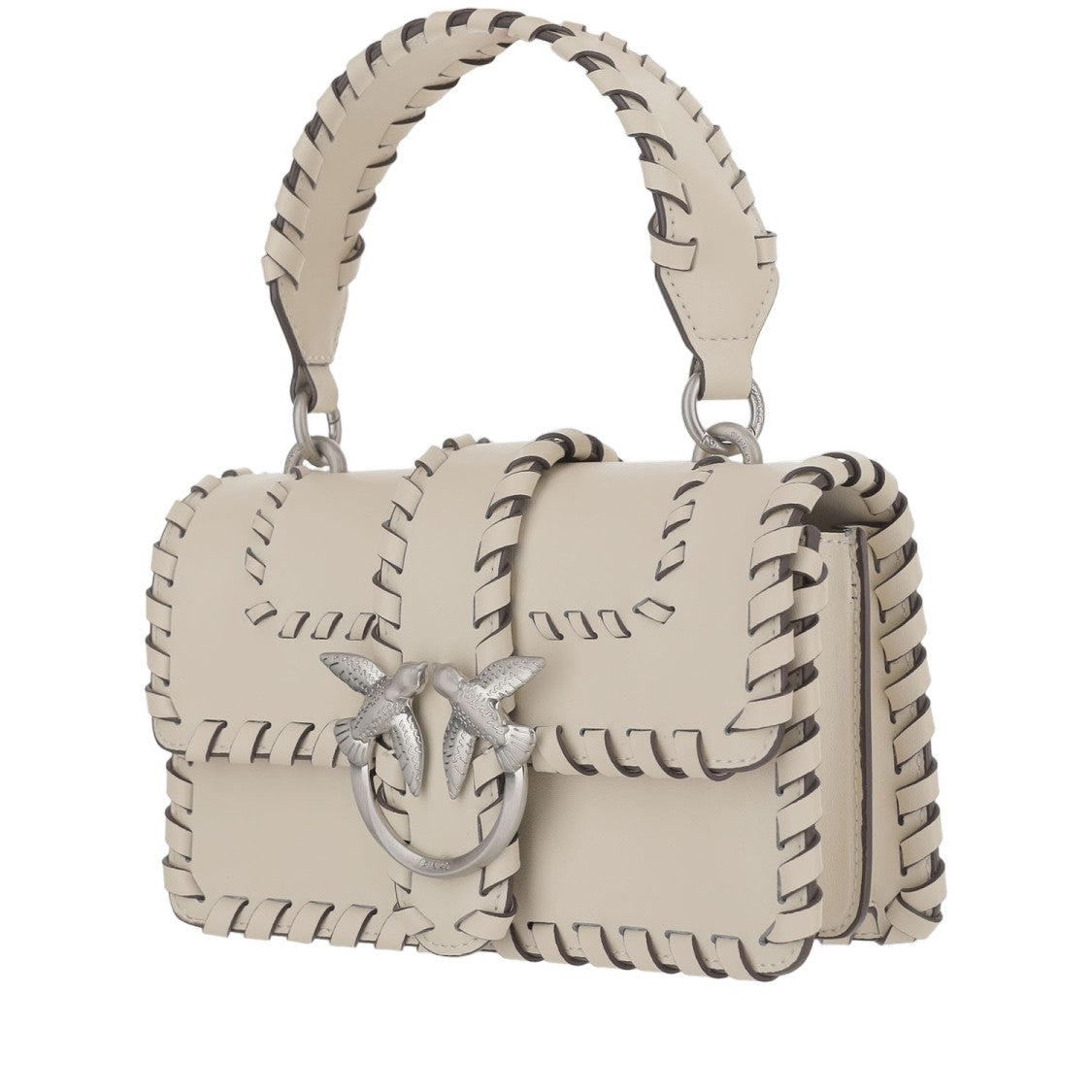 Pinko Mini Love Leather Handbag