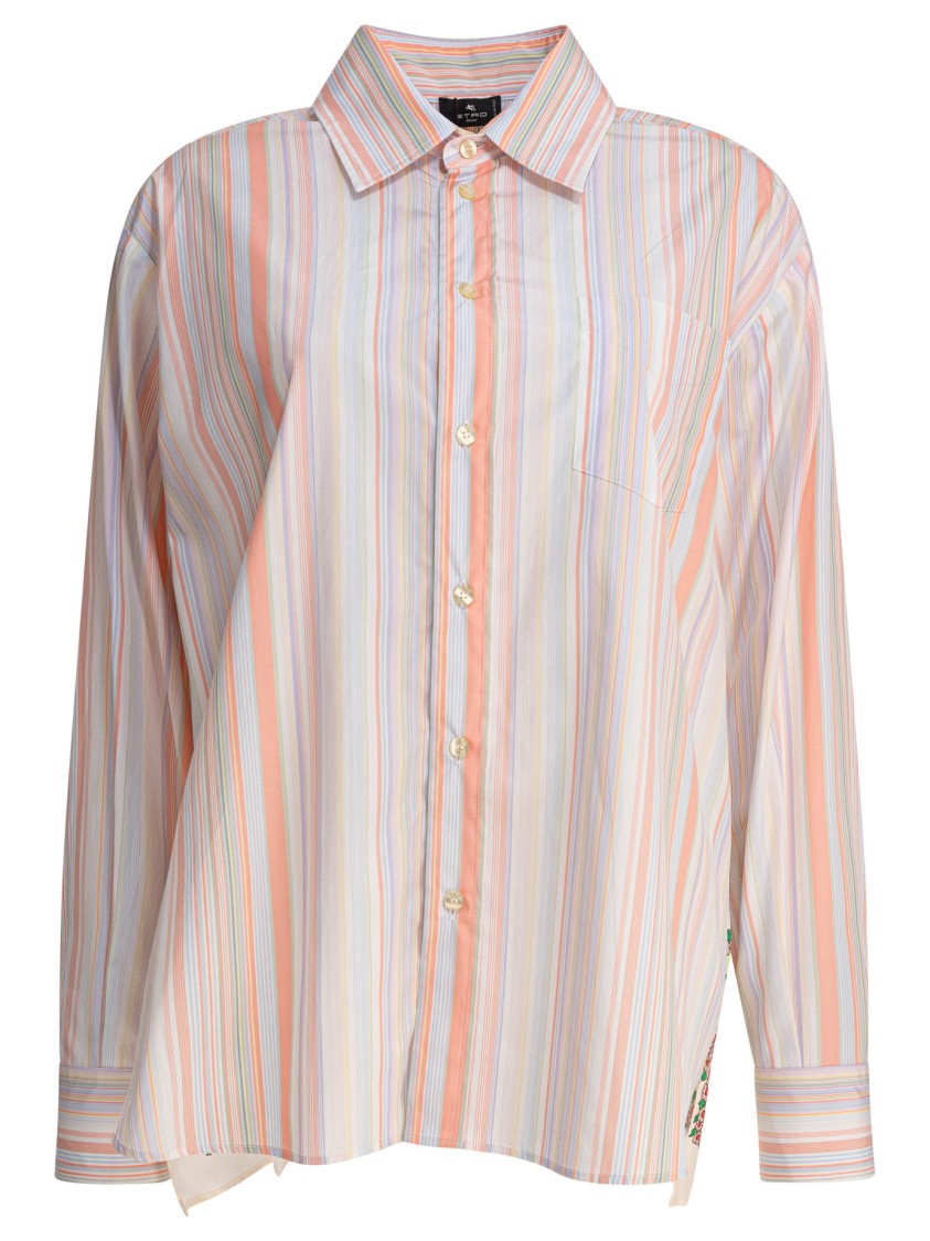 Etro Oversized Striped Shirt