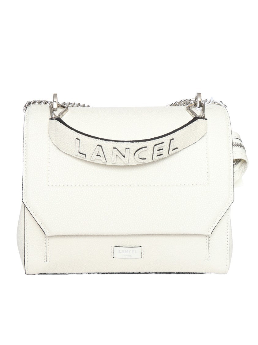 Lancel Sac Rabat M Structured Medium-Sized Calfskin Leather Handbag