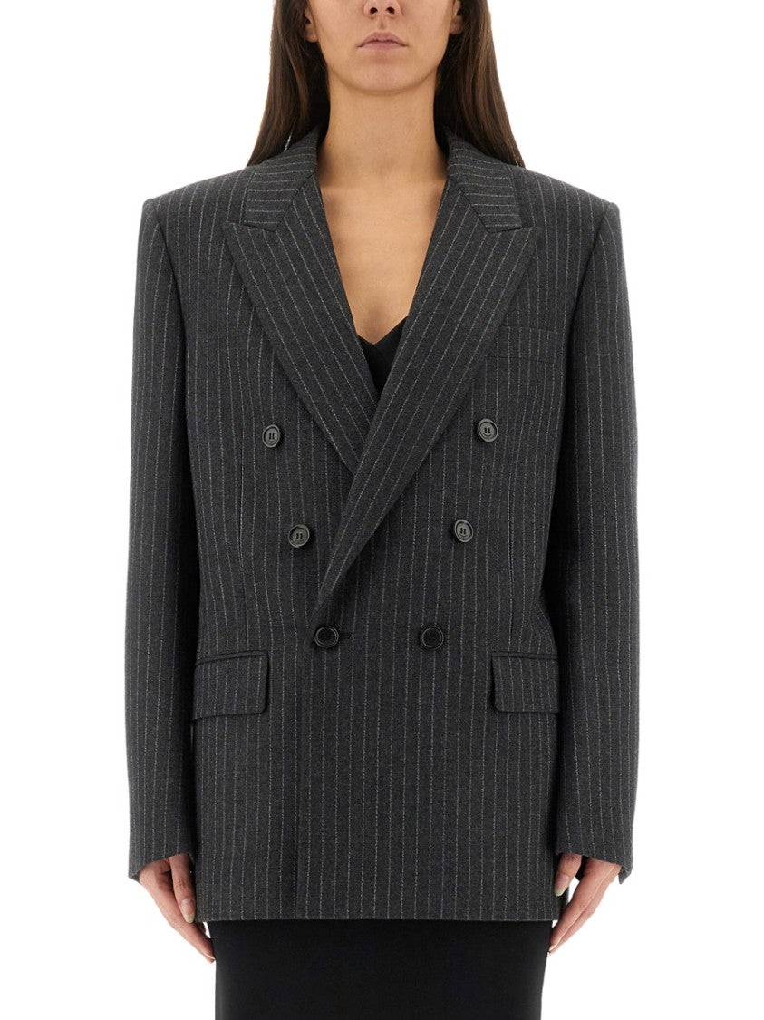Saint Laurent Cassandre Double-Breasted Jacket