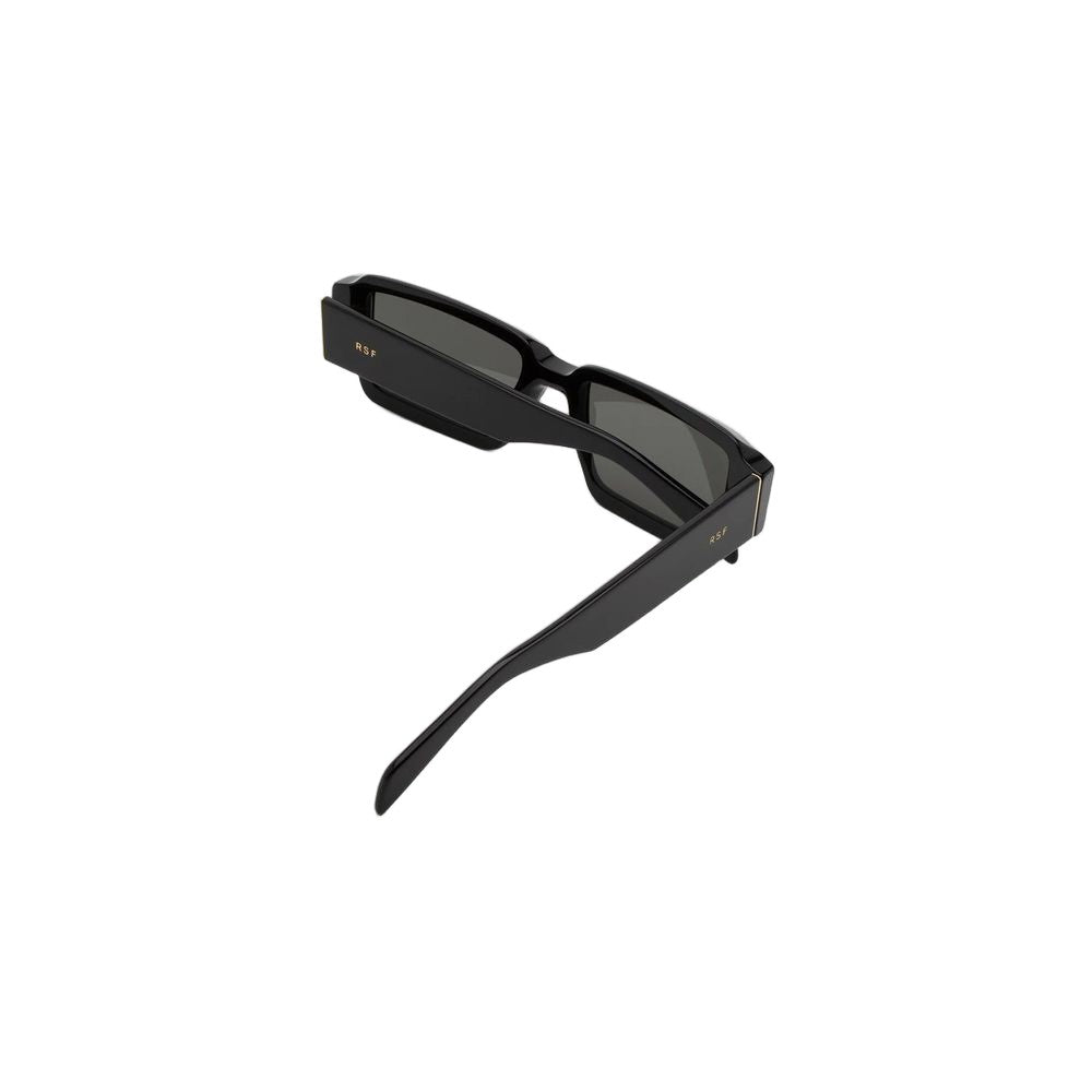Retrosuperfuture Astro Black Architectural Rectangular Sunglasses