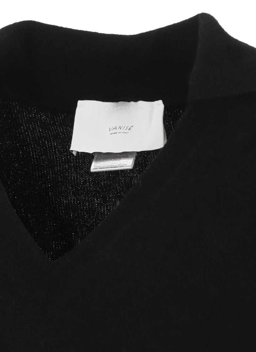 Vanisé Black Cashmere Sweater
