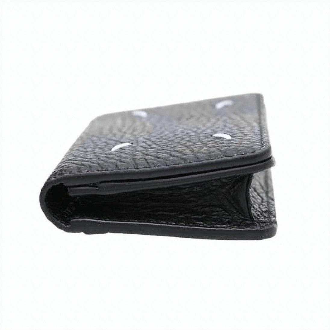 Maison Margiela Textured Cowhide Leather Flap Card Holder