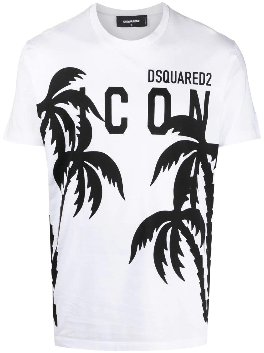 Dsquared2 Relaxed Fit Graphic Short Sleeve T-Shirt