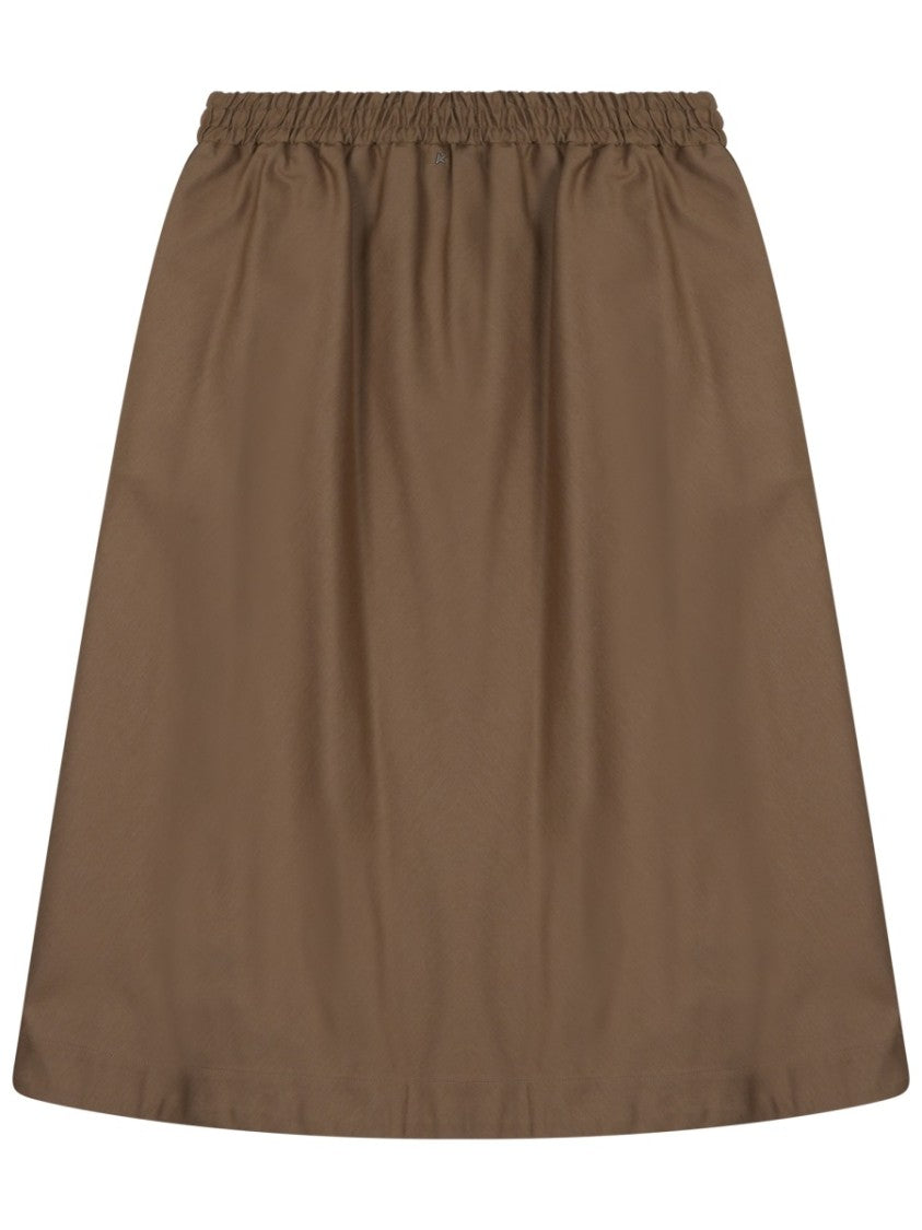 Golden Goose Midi Skirt With Front Zipper