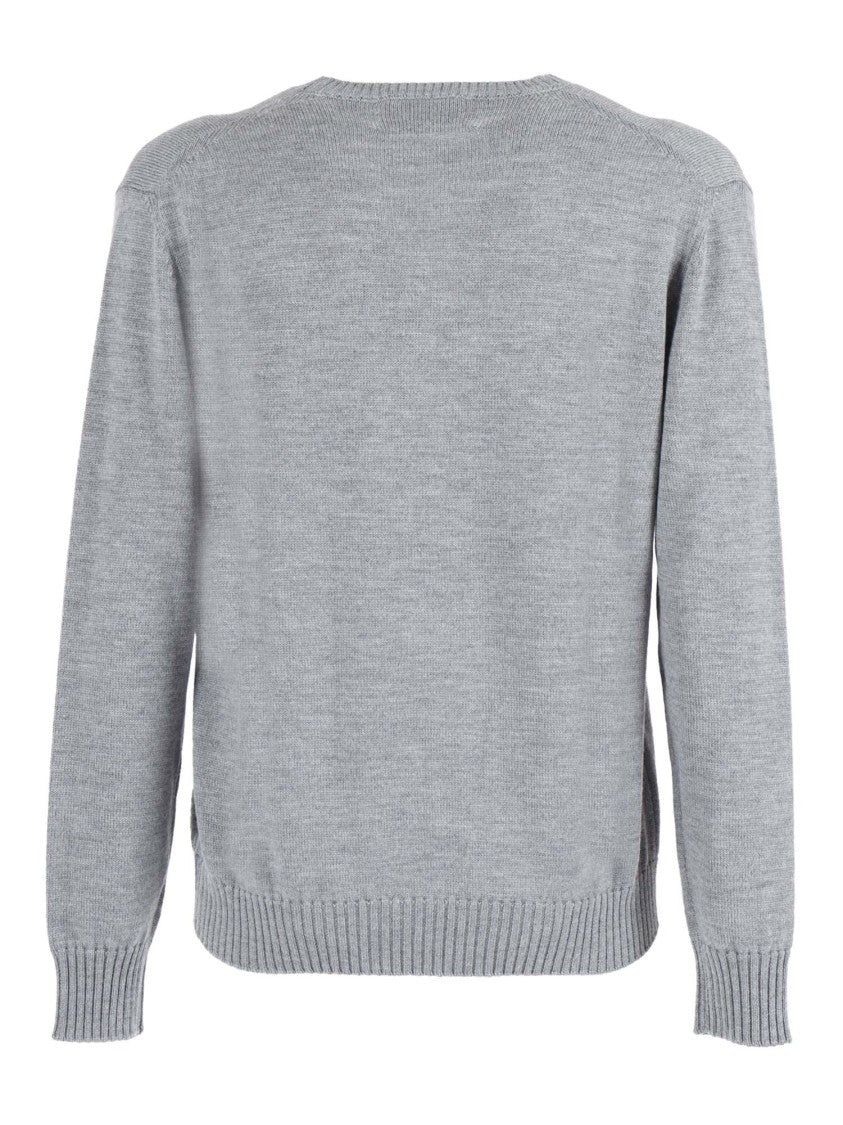 Ballantyne Crew Neck Pullover In 100% Wool