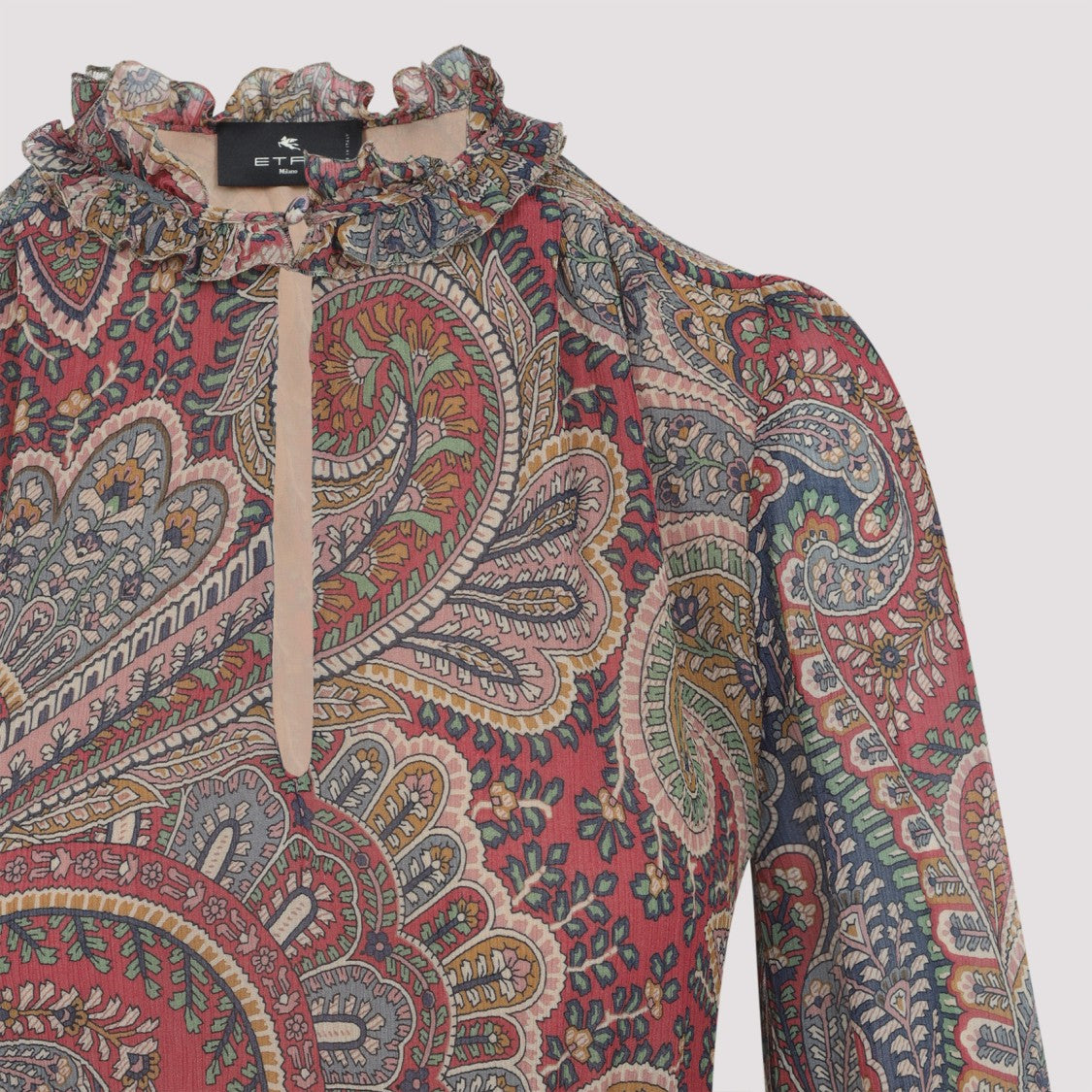 Etro Bordeaux Midi Dress