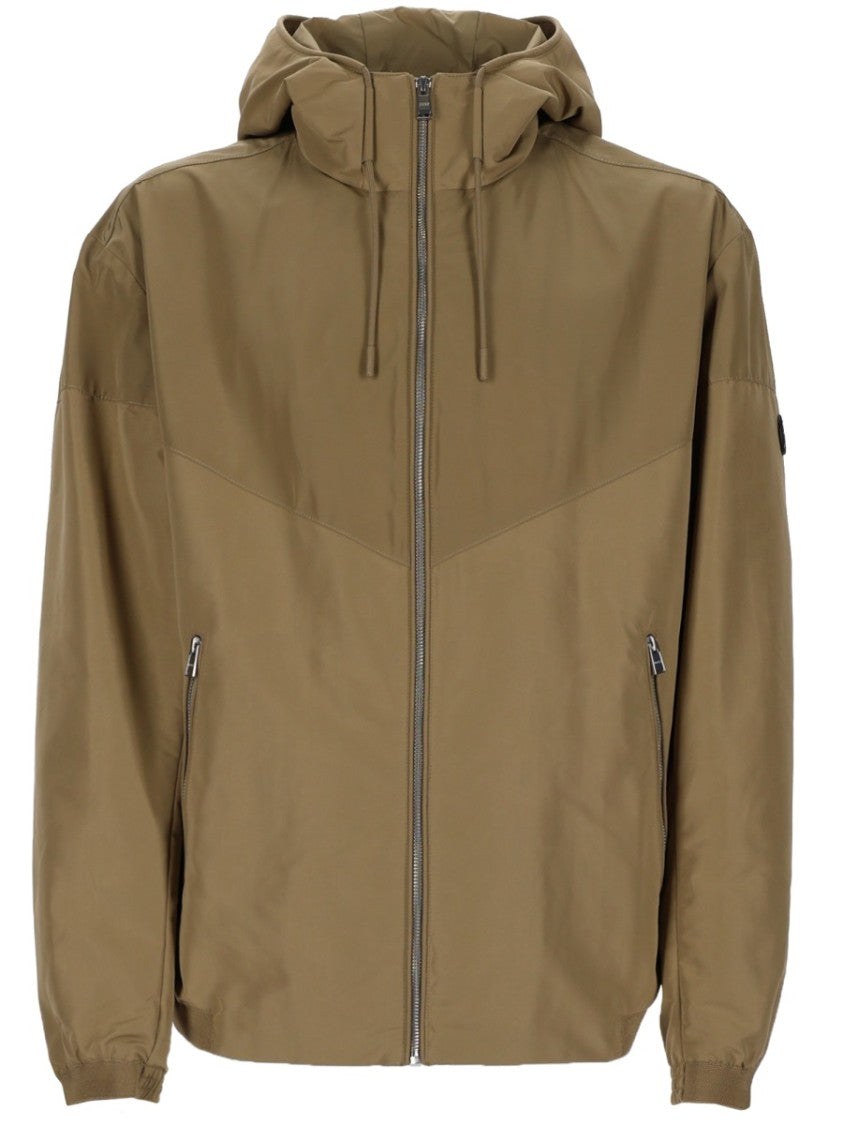 Boss Recycled Polyester Hooded Zip Jacket