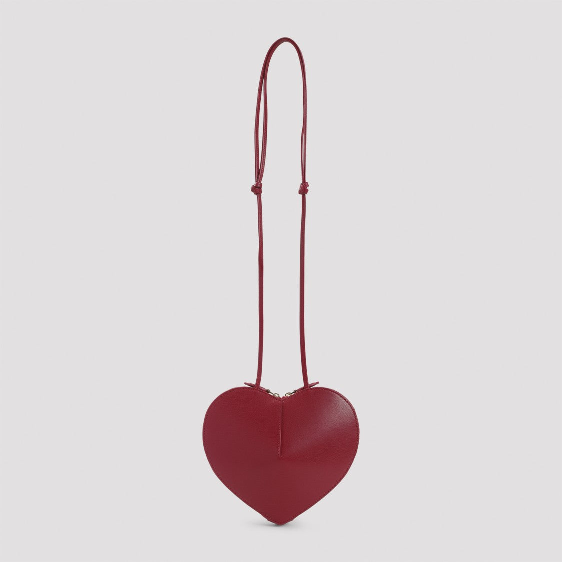 Alaïa Heart-Shaped Red Goat Leather Shoulder Bag