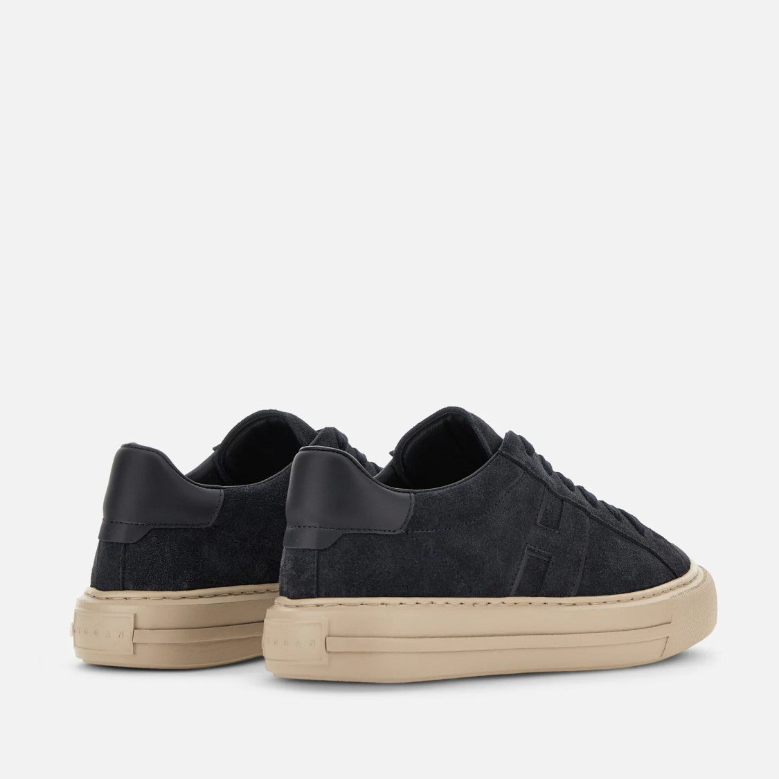 Hogan H691 H Low-Top Sneakers With Suede Upper