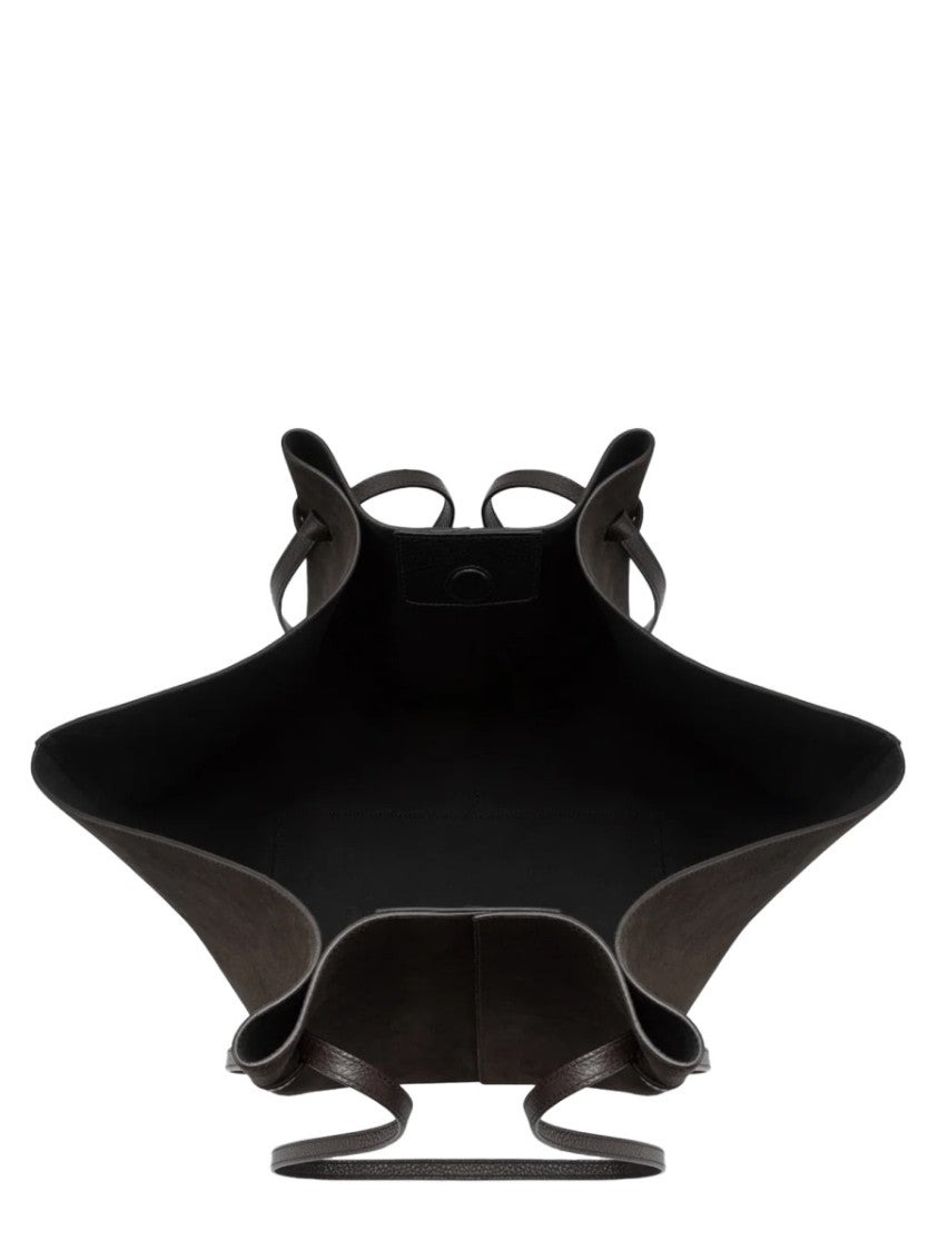 Yuzefi Winged Silhouette Leather Tote Bag By Yuzefi