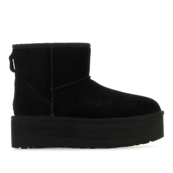 Ugg Mid-Height Suede Boots With Plush Wool-Lyocell Lining