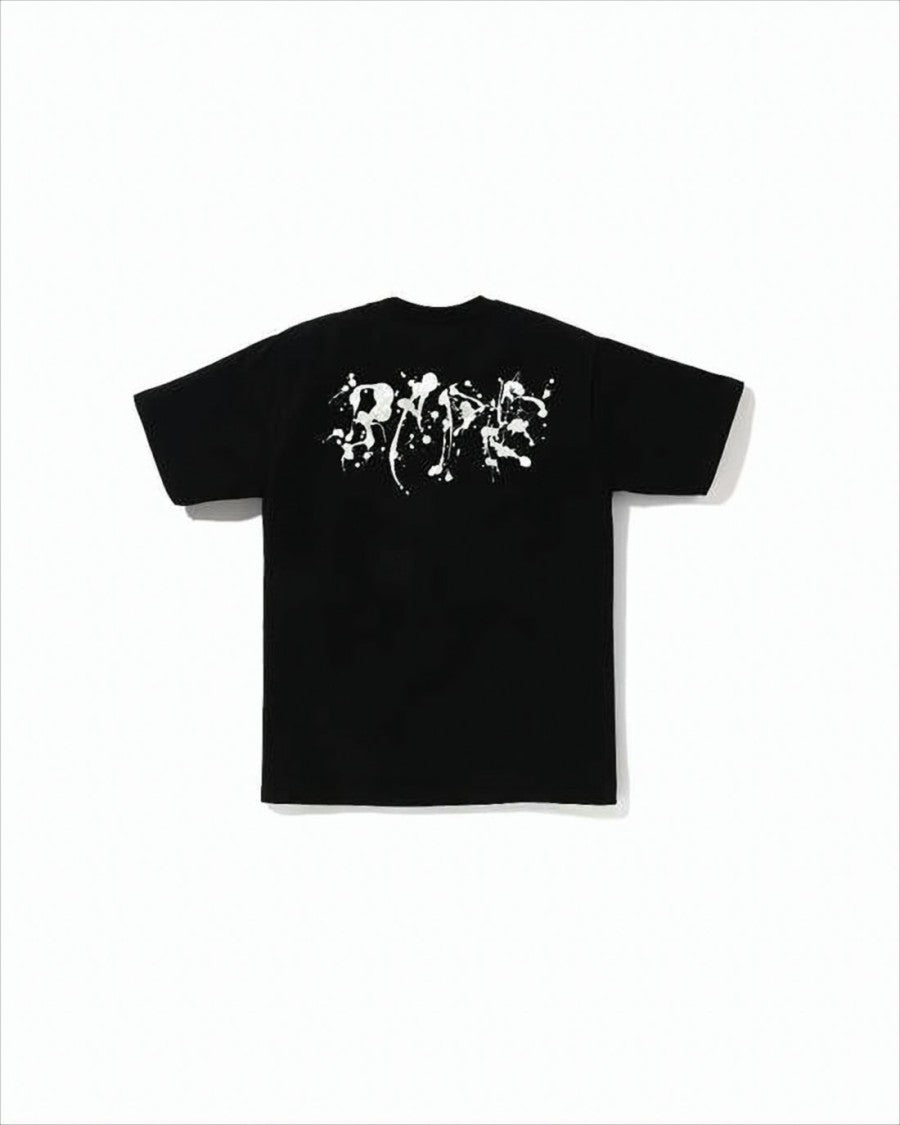 Bape Graphic Print Short-Sleeve T-Shirt With Ape Design