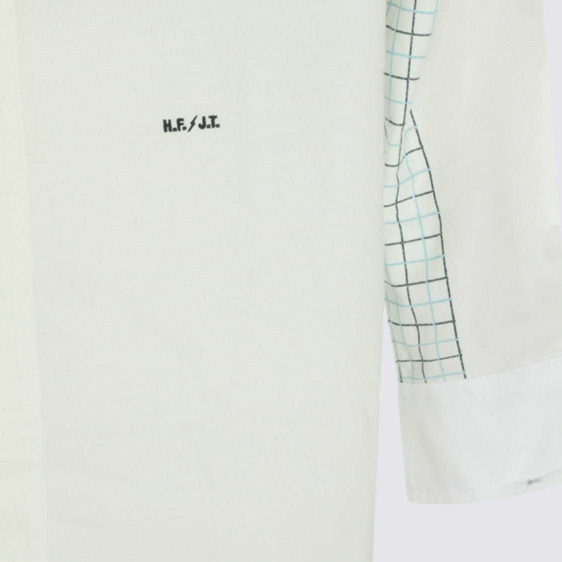 A.P.C. X Fragment Classic Button-Down Shirt With Contrasting Grid Pattern