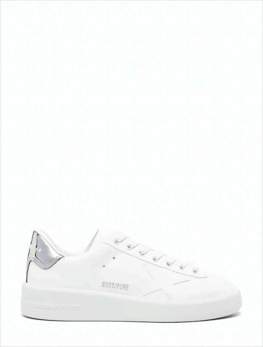 Golden Goose Low-Top Sneaker With Metallic Accents And Star Detailing