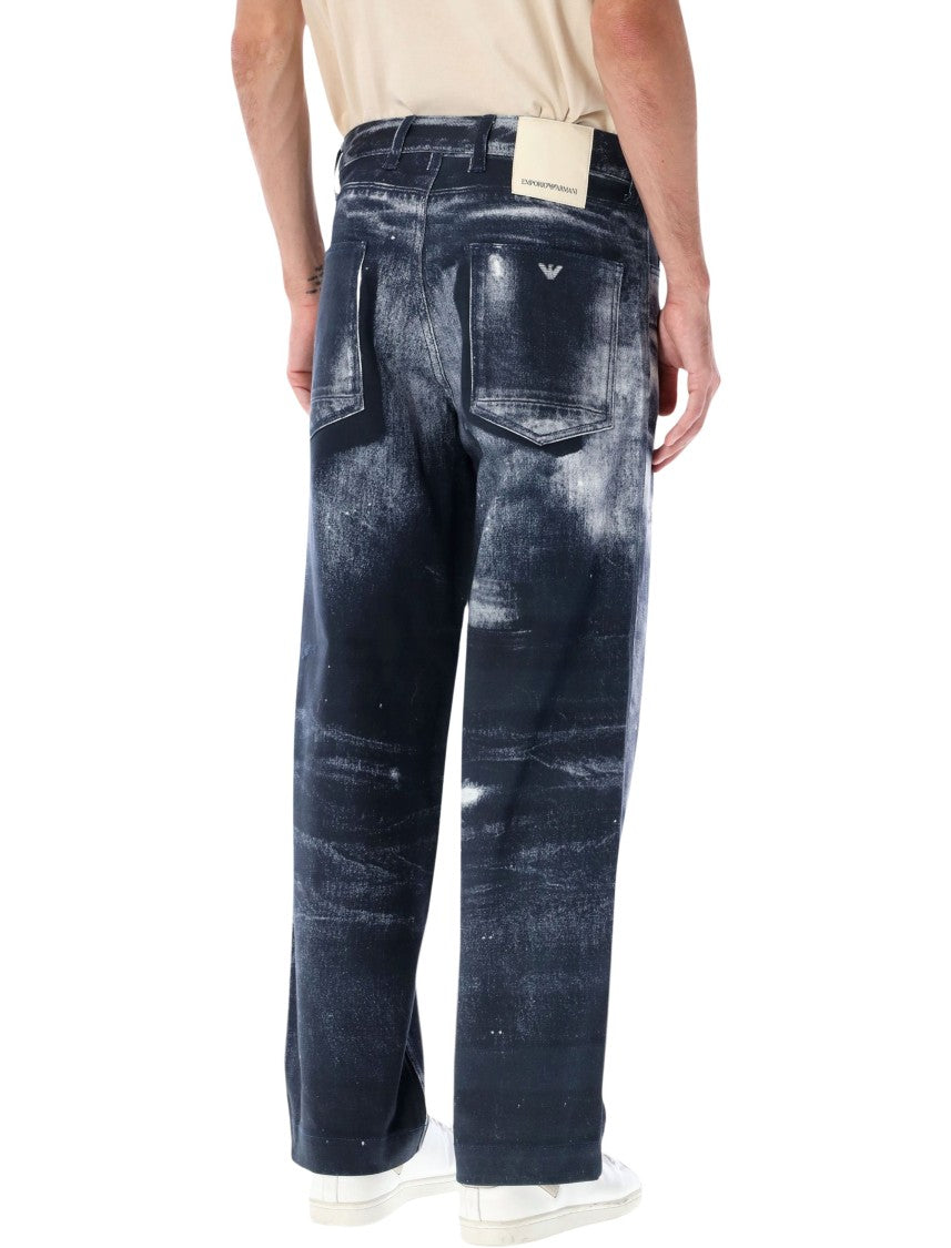 Emporio Armani Organic Cotton Drill Jeans