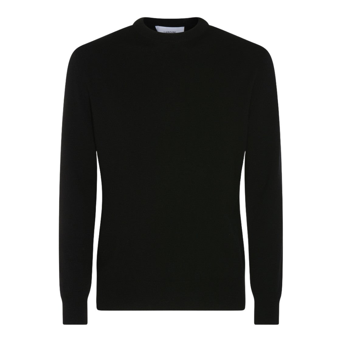 Lardini Black Sweater With Crew Neckline