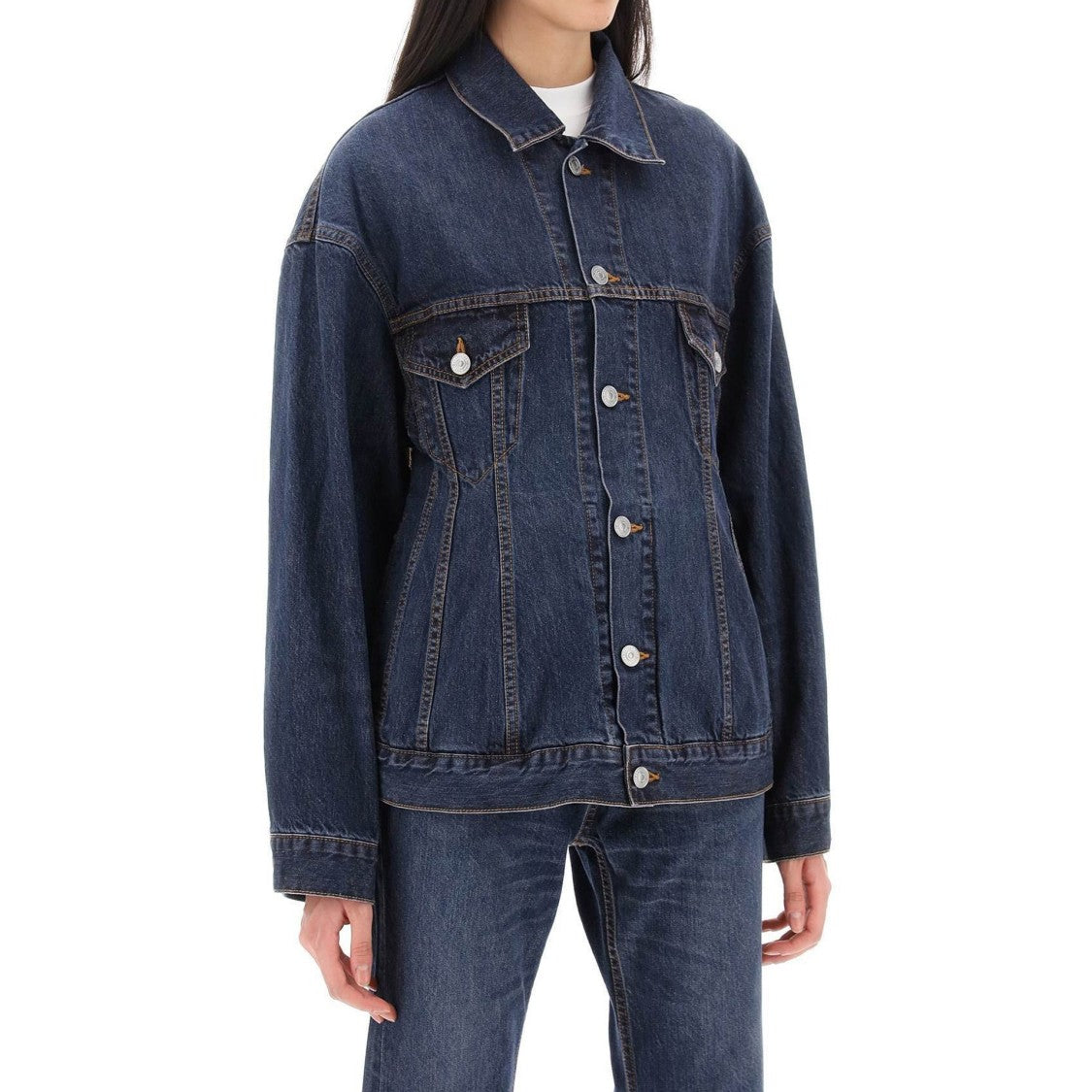 Balenciaga Hourglass' Denim Jacket