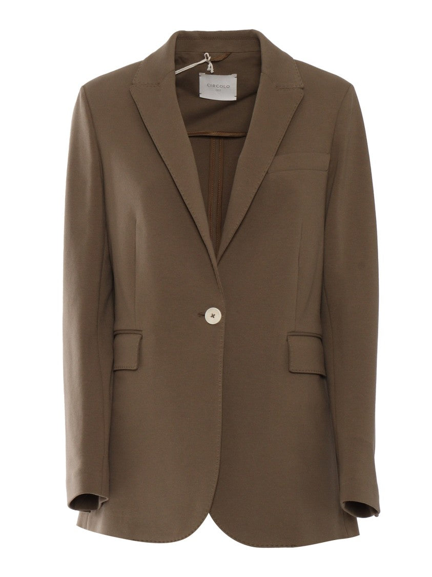 Circolo 1901 Tailored Blazer With Notched Lapels