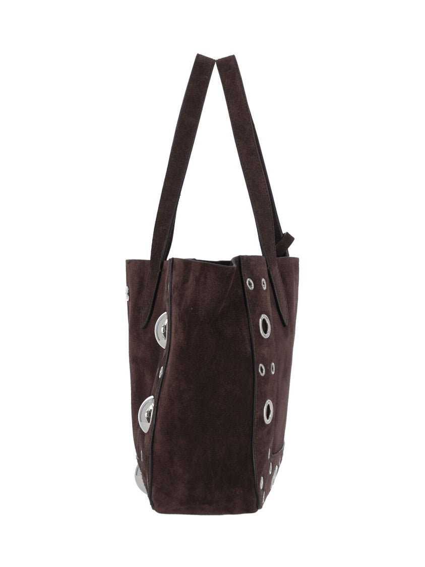 Valentino Garavani Nellcôte Tote Bag Small – Dark Brown