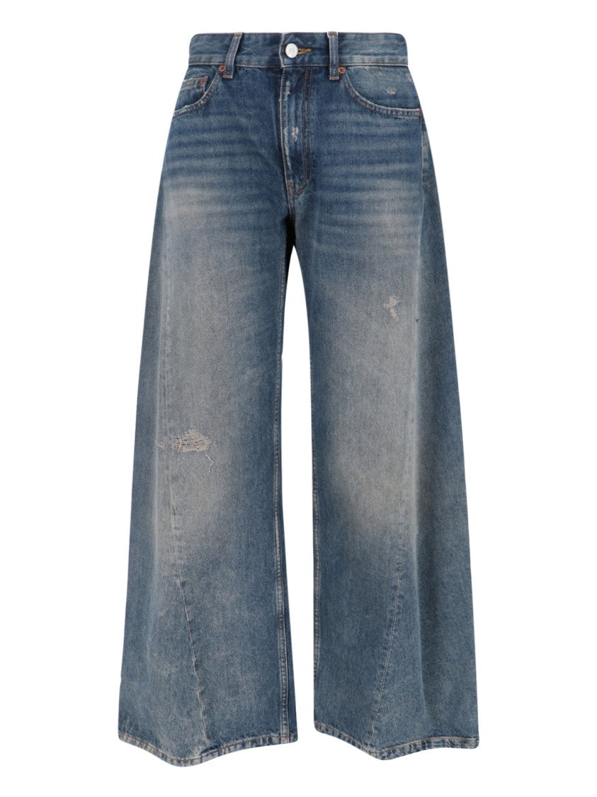 Mm6 By Maison Margiela Wide Jeans – Blue