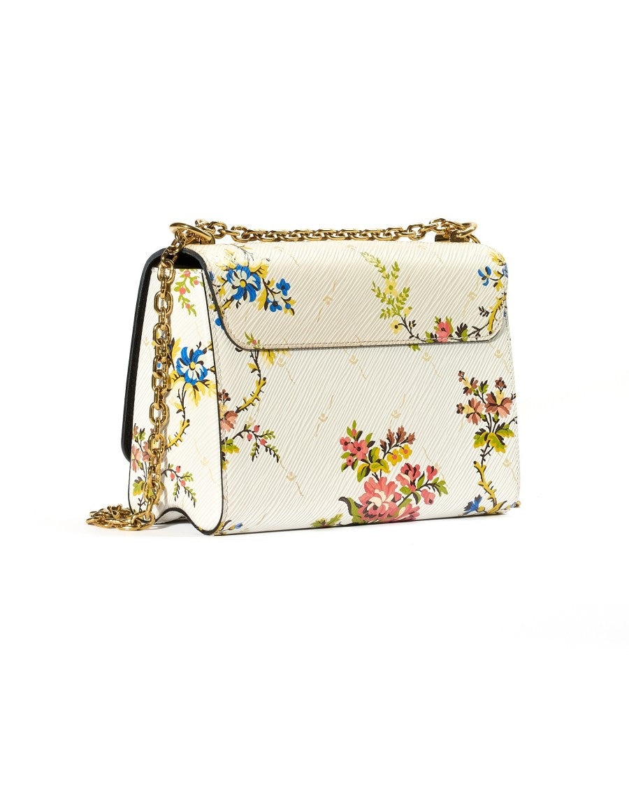 Louis Vuitton Twist Mm Floral Epi Bianca