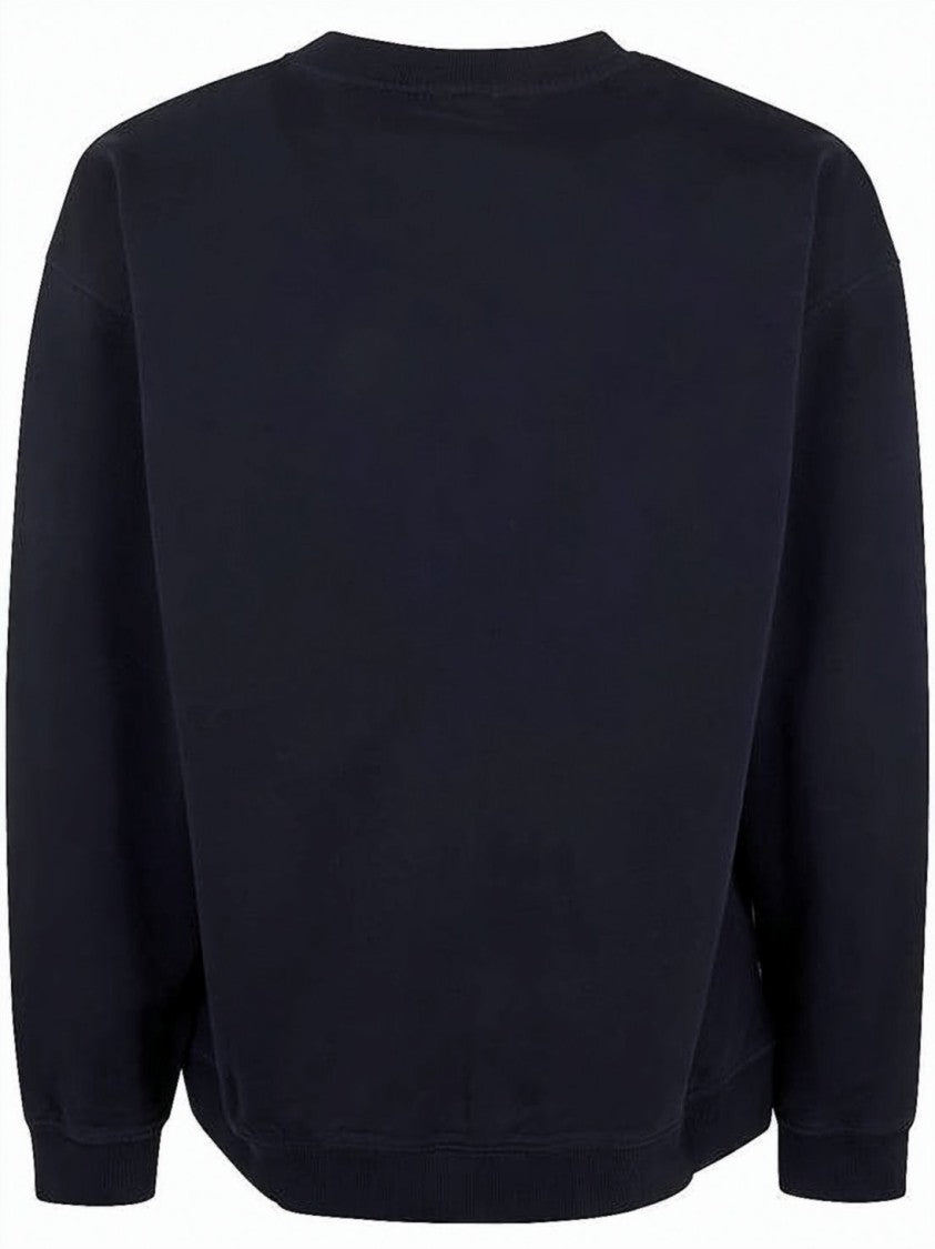 Diesel Long-Sleeve Cotton Sweatshirt With Abstract Graphic