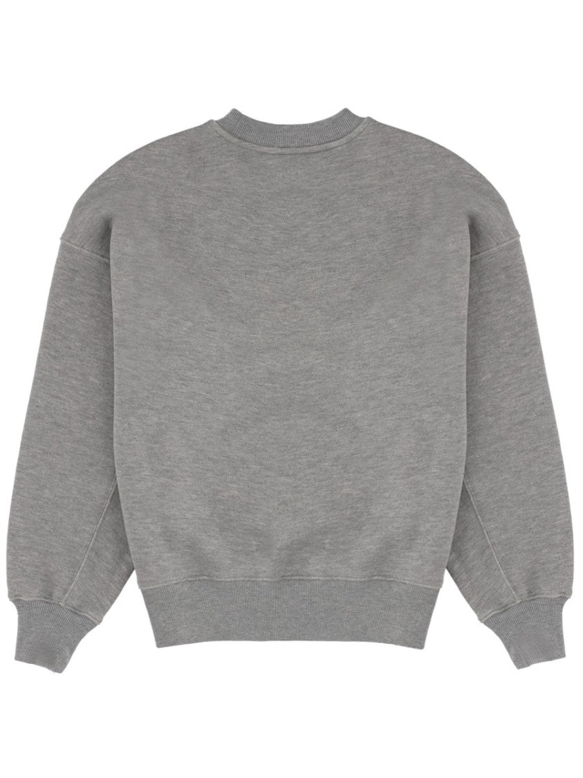 Autry Neutrals Arched Logo Dotted Pattern Sweatshirt
