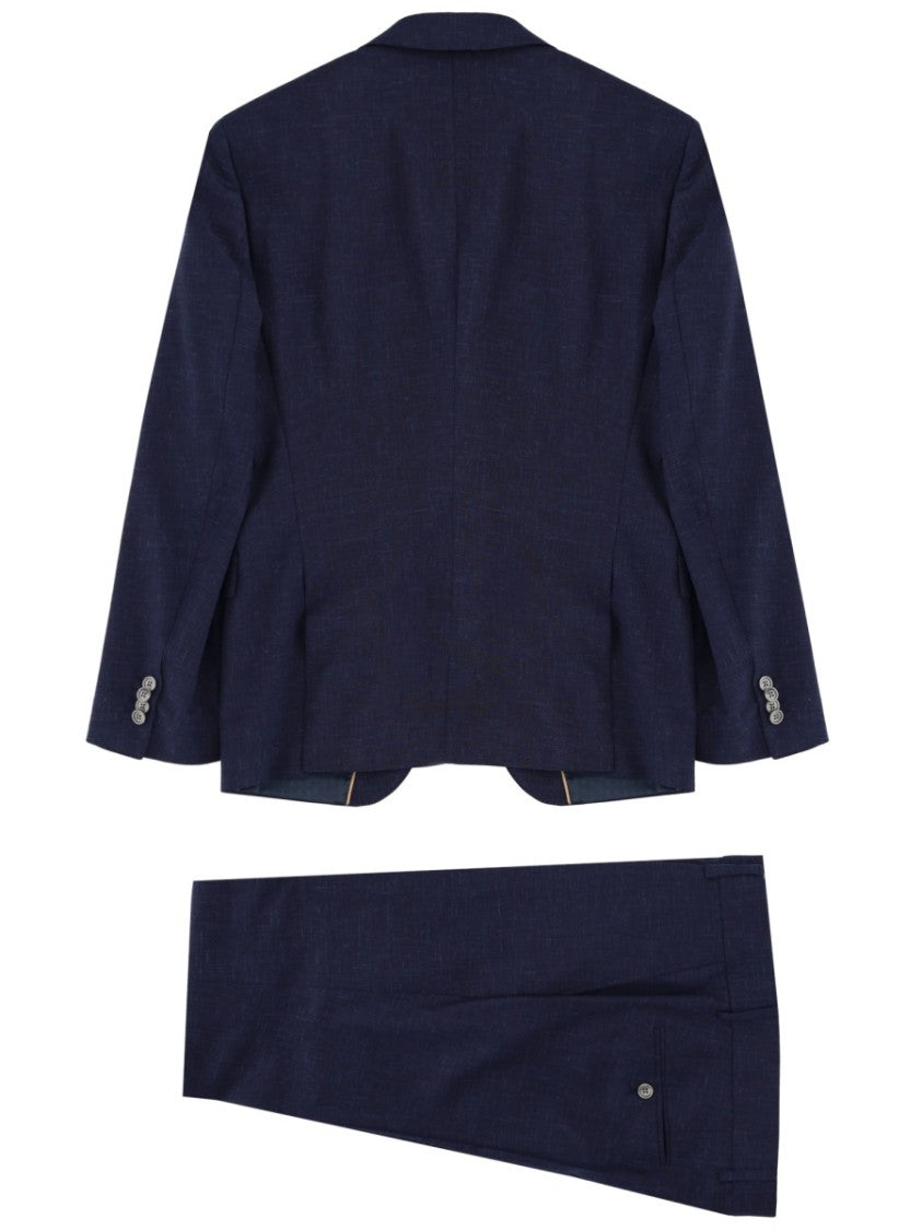 Boss Arti-Hesten Wool Blend Blue Suit