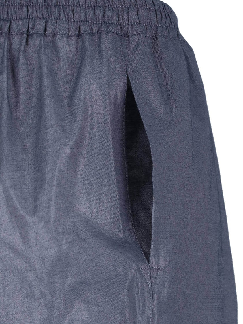 Paloma Wool Blue Textured Elastic Waist Trousers