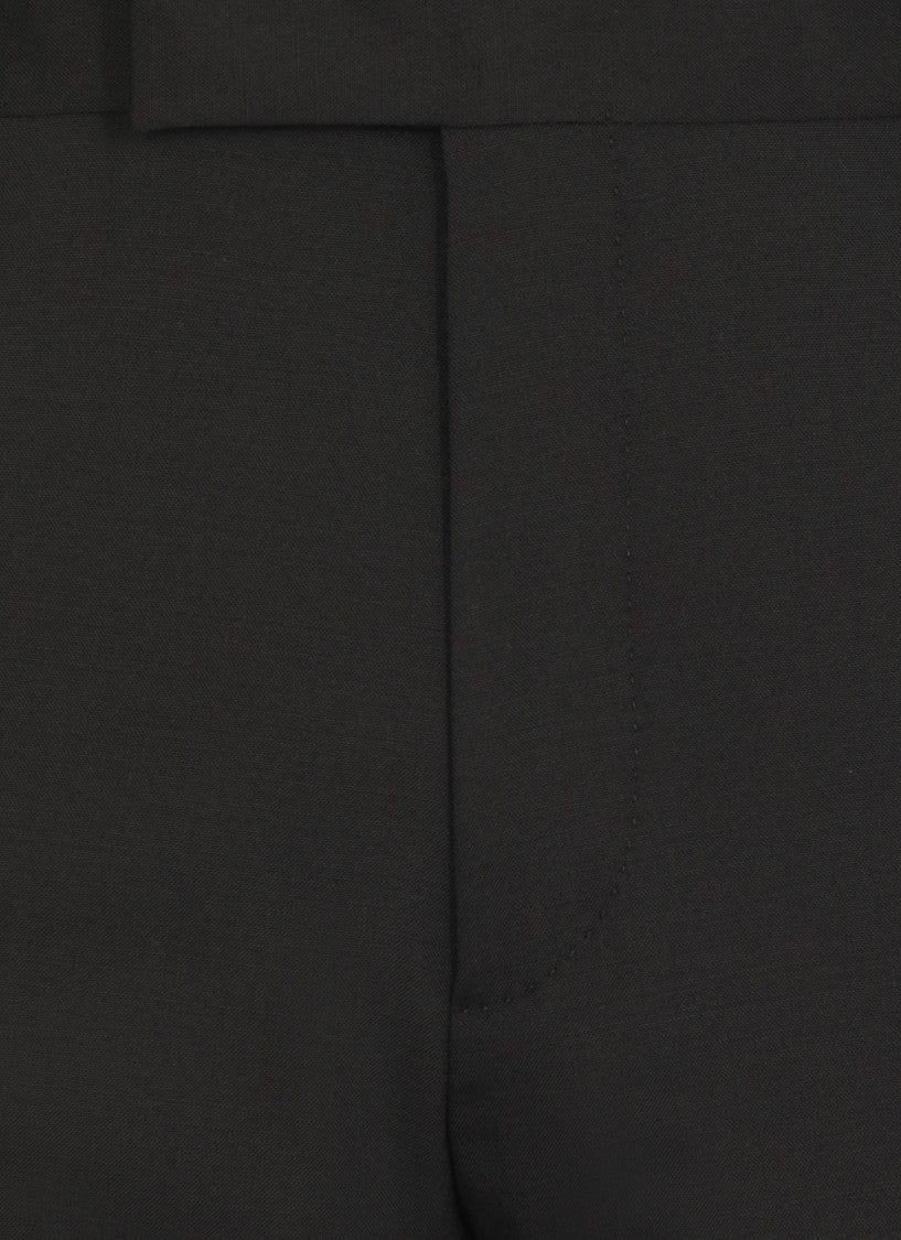 Lardini Black Wool Suit