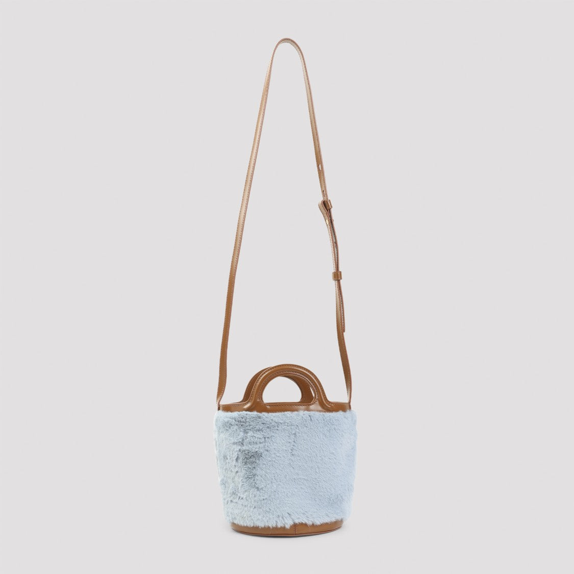 Marni Plush Bucket Handbag With Adjustable Strap