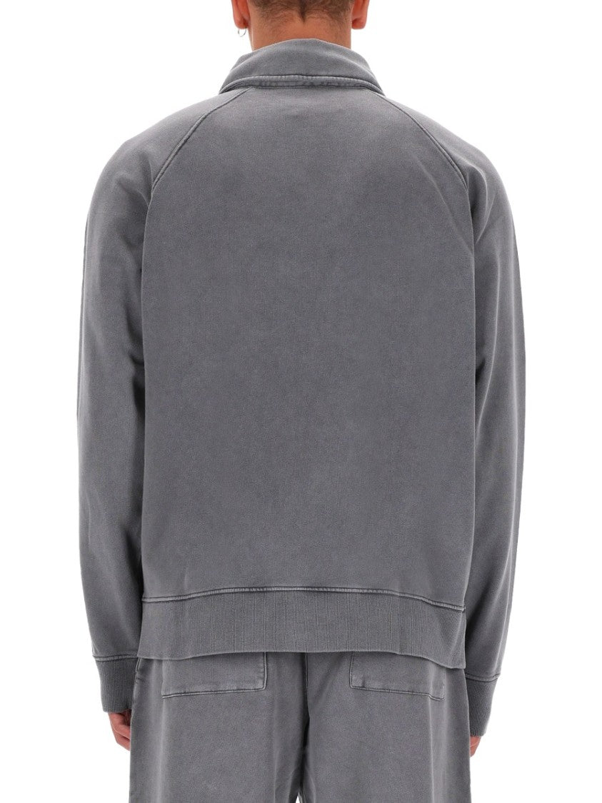 Versace Jeans Couture Grey Relaxed Logo Sweatshirt