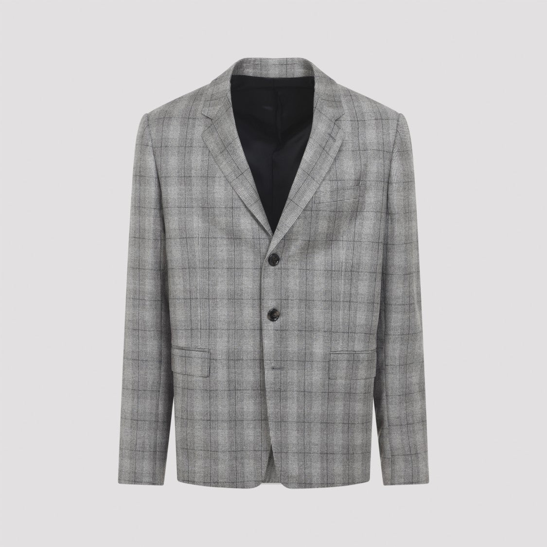 Celine Tailored Jacket With Checked Pattern