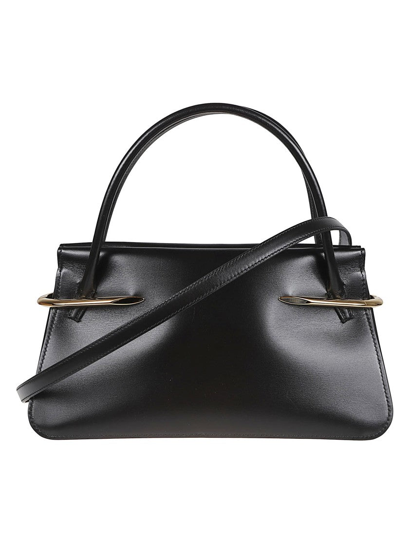 Givenchy Textured Calf Leather Bag With Gold-Finish Accents