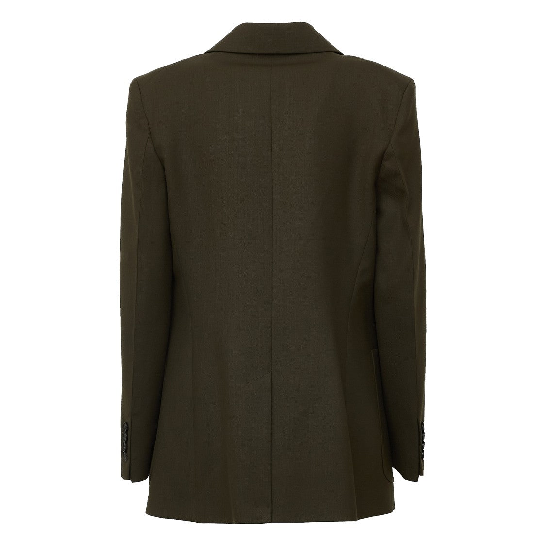 Victoria Beckham Katherine Single-Breasted Patch Pocket Tailored Blazer