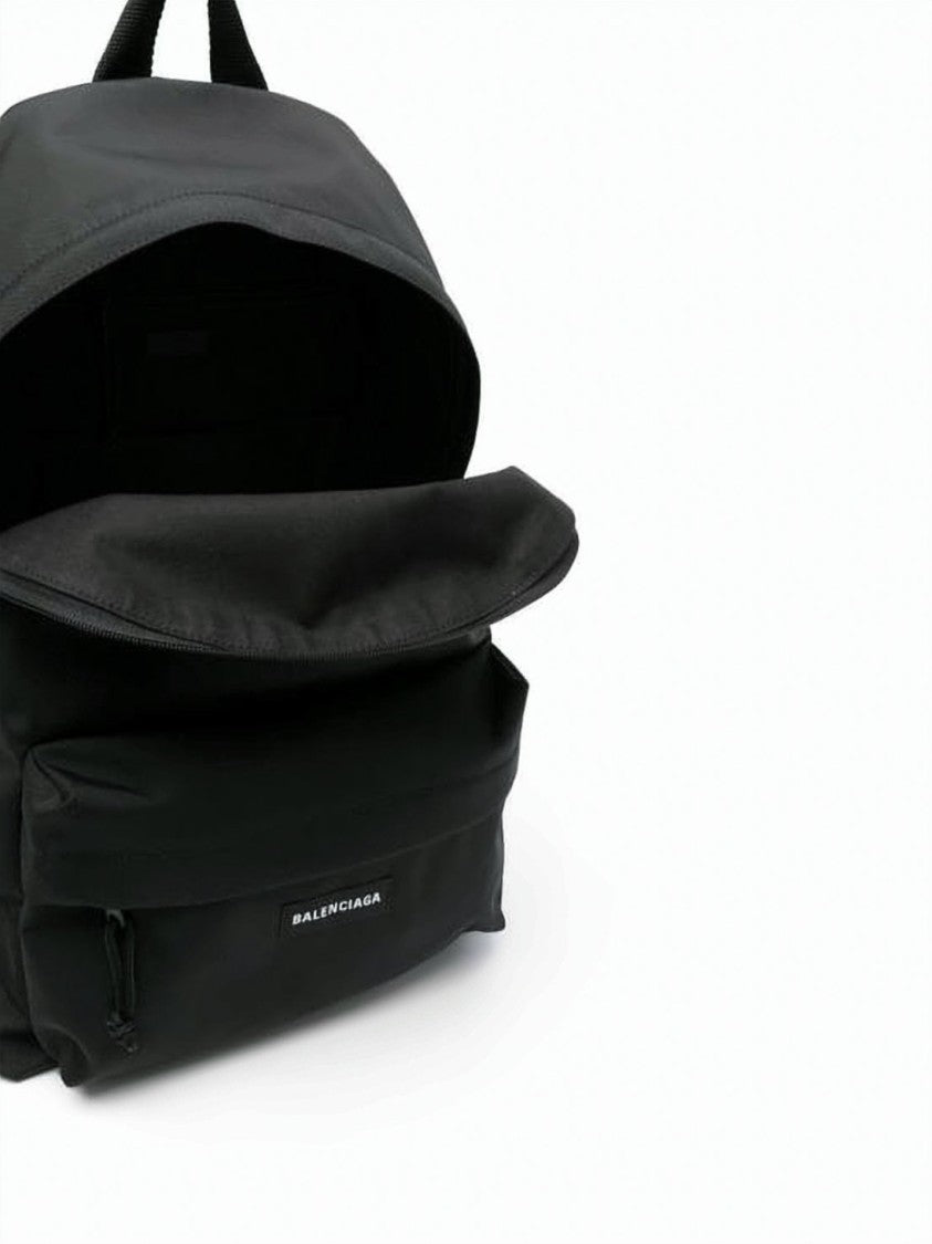 Balenciaga Recycled Polyamide Explorer Backpack With Logo Patch
