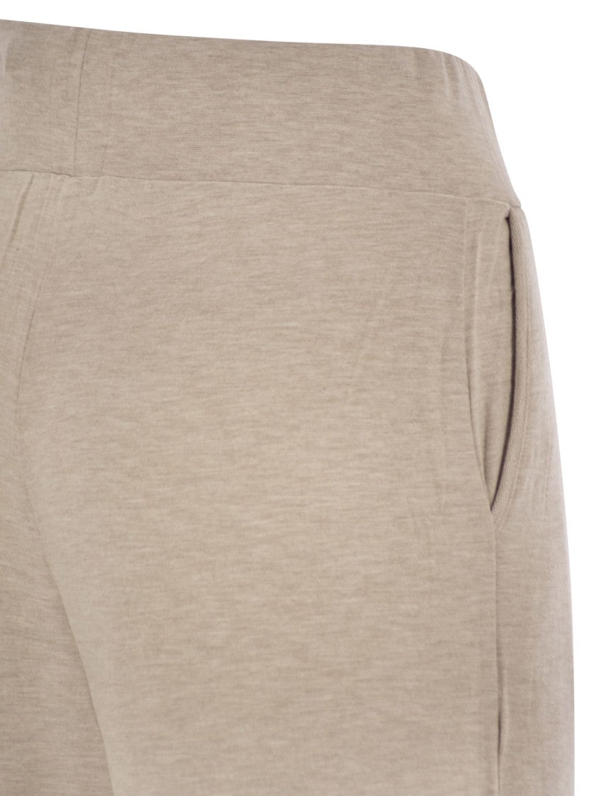 Majestic Comfort-Fit Trousers With Drawstring Waist