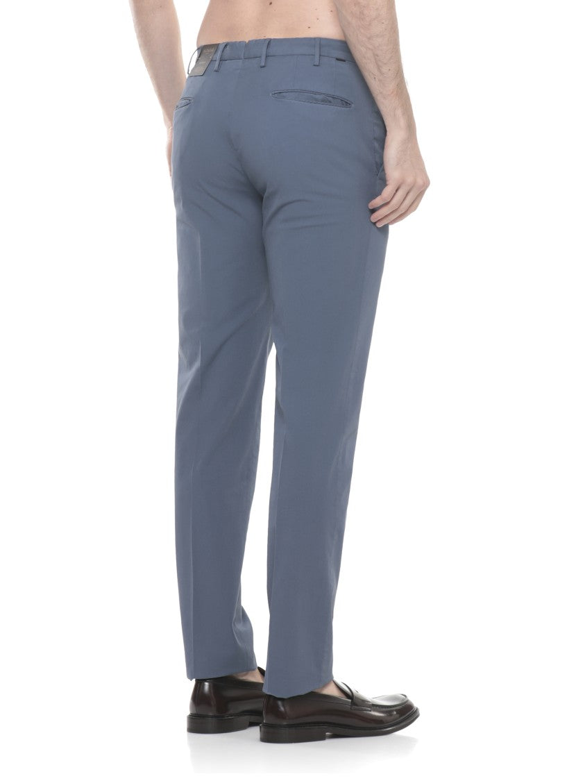 Incotex Blue Royal Batavia Cotton Chino Pants