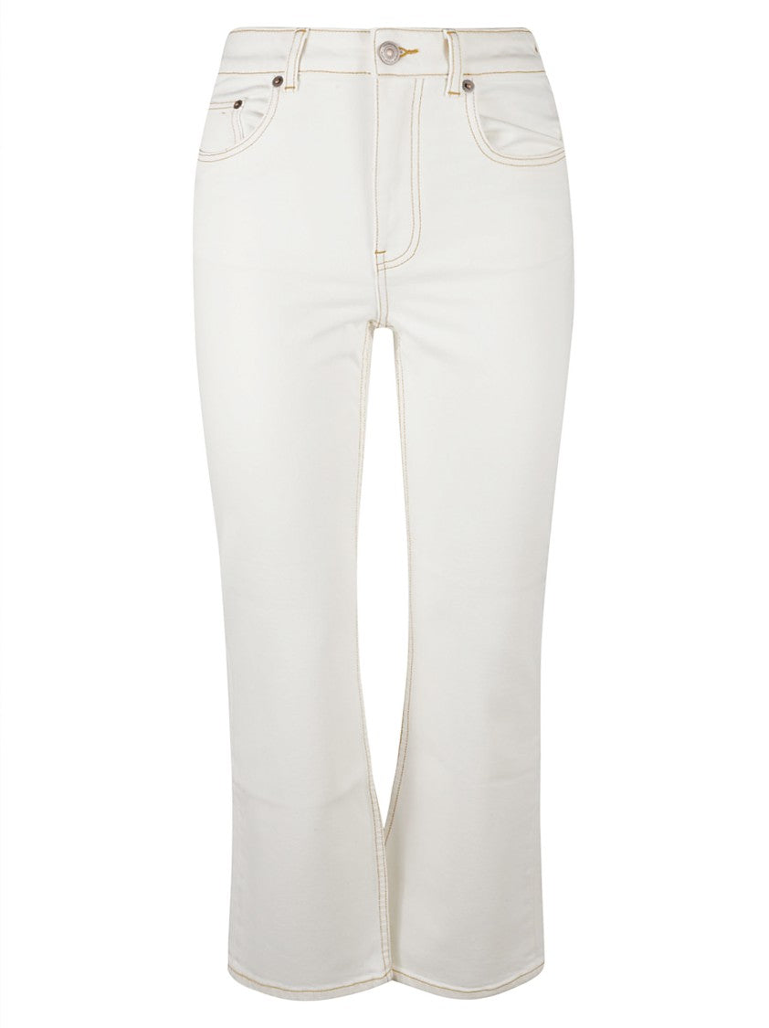 Tory Burch High-Waisted Jeans With Unique Cut-Out Detail
