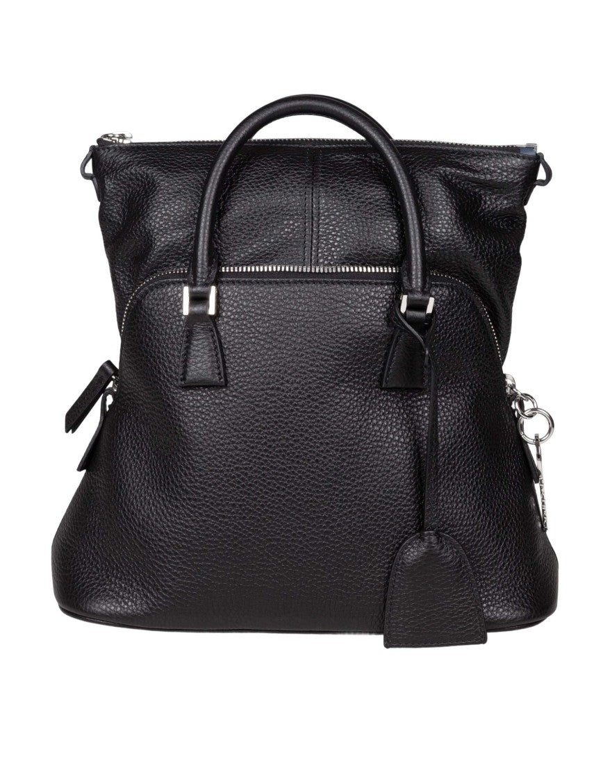 Maison Margiela 5Ac Soft Mini Calfskin Handbag, Black